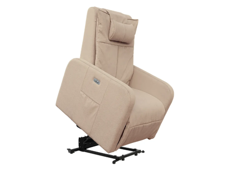 Кресло реклайнер с подъемом FUJIMO LIFT CHAIR F3005 FLWL Ваниль (Sakura 4)