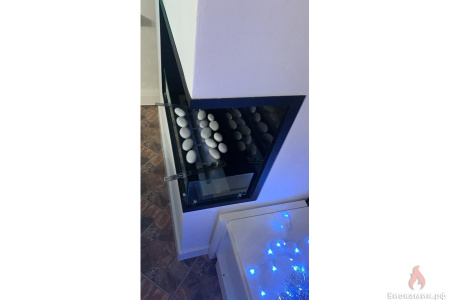 Угловой встраиваемый биокамин Firezo L'angolo Sinistro 1800 Угловой встраиваемый биокамин Firezo L'angolo Sinistro 1800